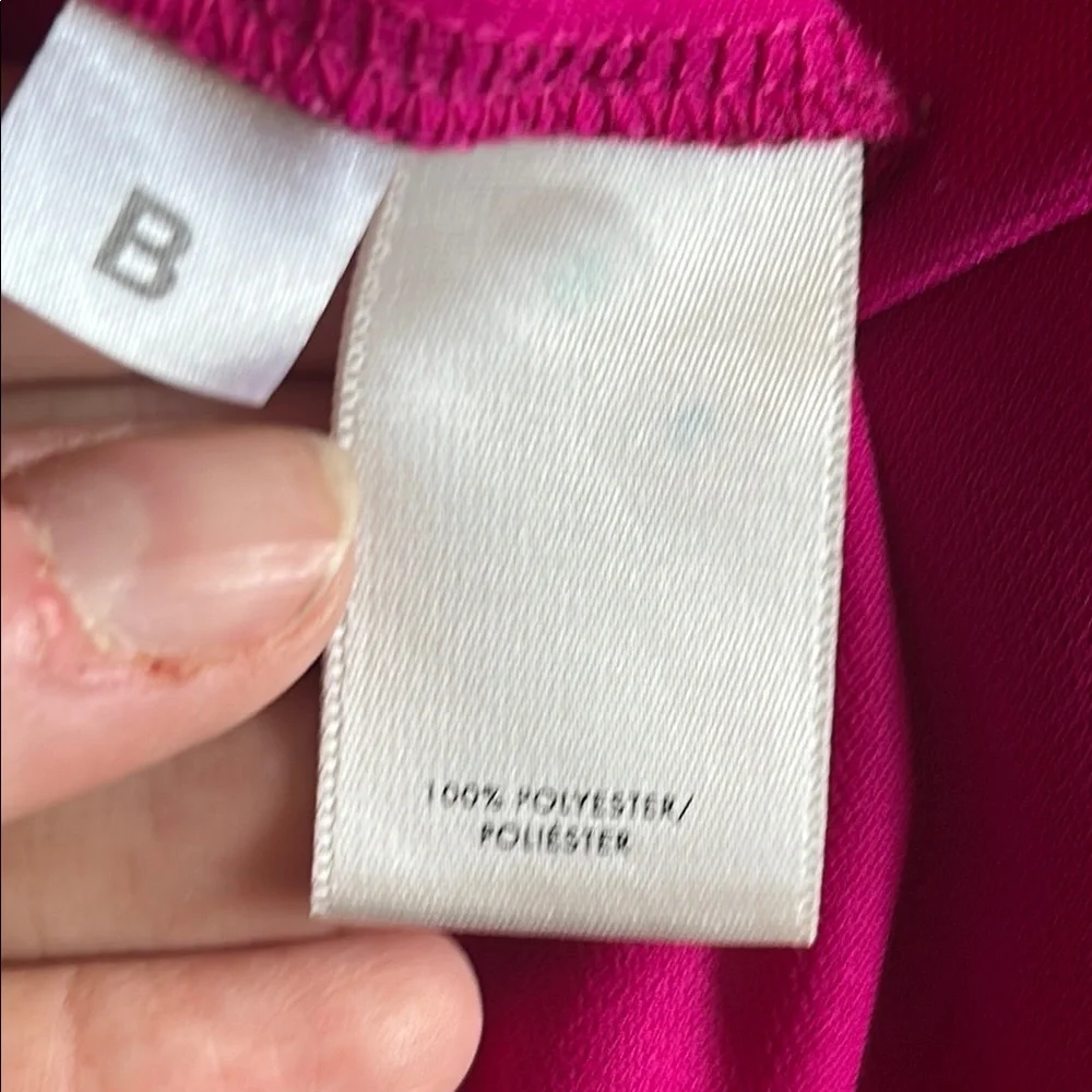 Ann Taylor LOFT Pink Flutter Sleeve Blouse Relaxed Style - Picture 7 of 8